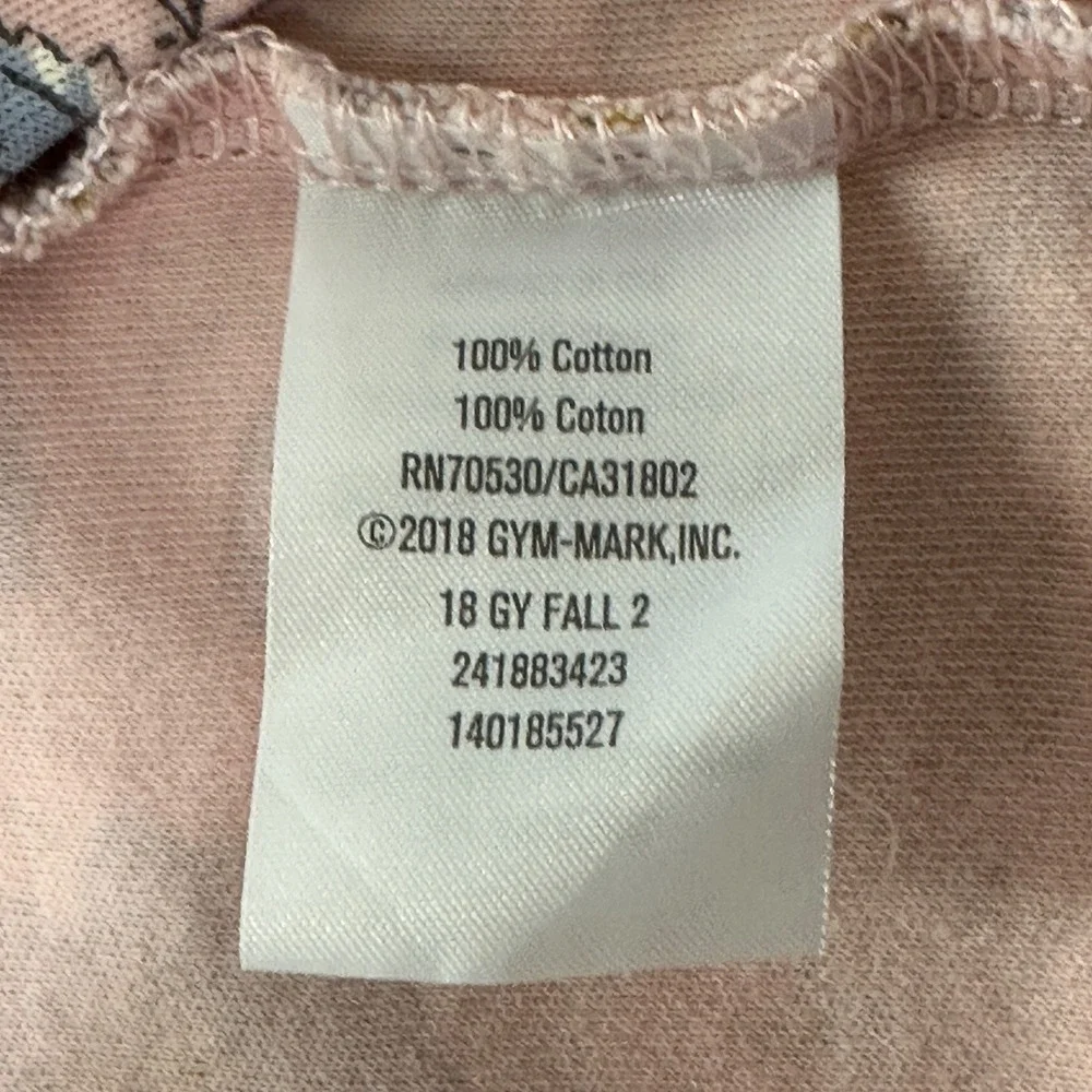Gymboree Baby Girls 3-6 Months Pink Floral Long‎ Sleeve One Piece Pajamas